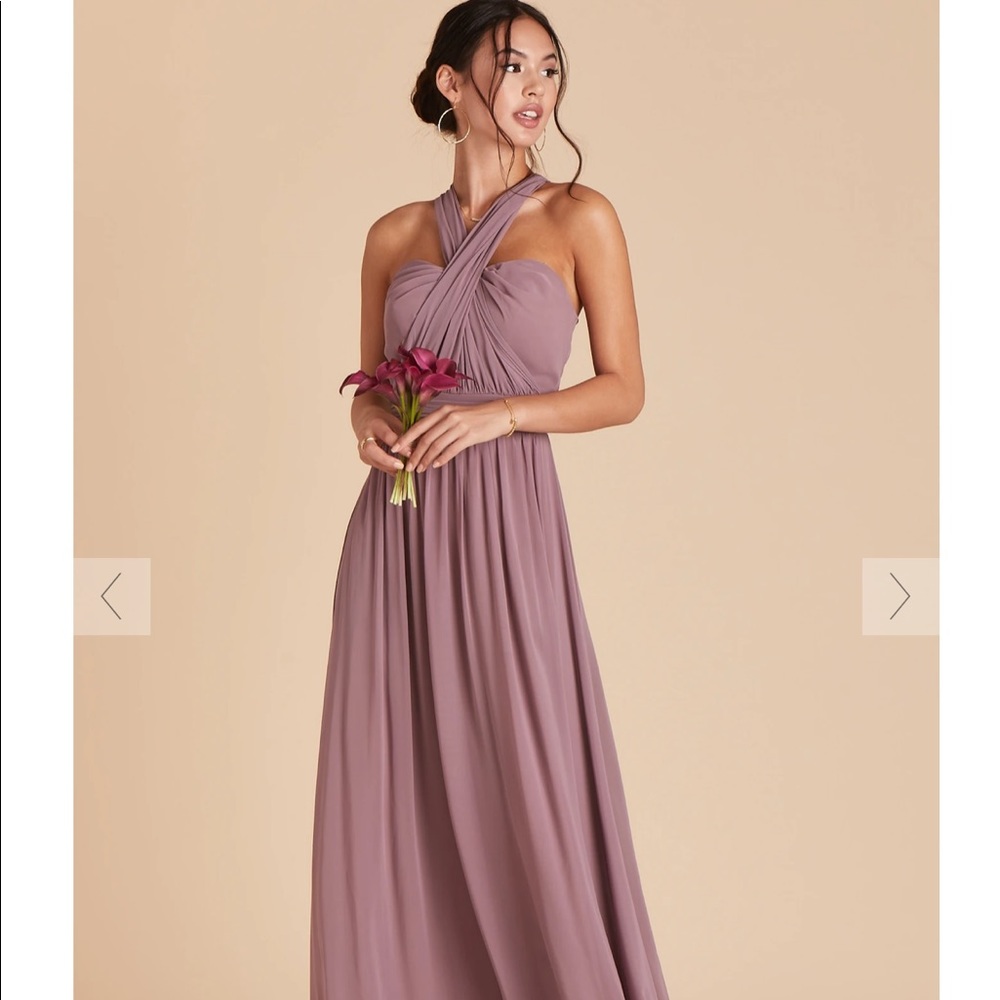 Buddy Grey Mauve Maxi Dress